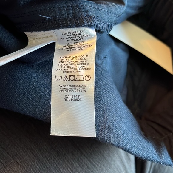 LOFT navy pull on dress pants - Picture 5 of 5